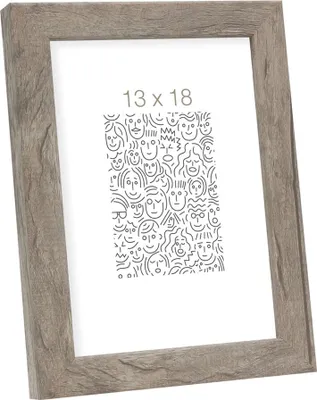 Produktbild von Trendline Bilderrahmen 10x10 bis 50x70 Panorama Deko Foto Rahmen Lifestyle - Farbe: Grau | Format: 20x28