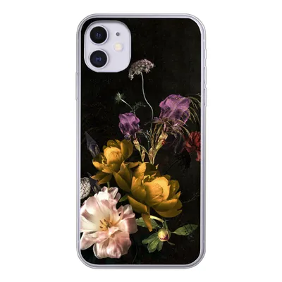 Produktbild von MuchoWow® Handyhülle Schutzhülle Hülle für iPhone 11 Blumen - Muster - Pflanzen Silikon Softcase Handy Hülle - Handytasche
