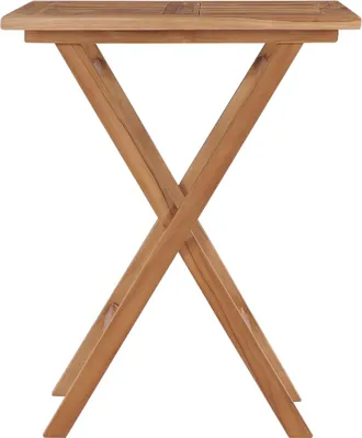 Obrázok produktu pre vidaXL Skladací záhradný stôl 60 × 60 × 75 cm z masívneho teakového dreva