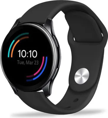 Produktbild von Strap-it OnePlus Watch Sportarmband (Schwarz)