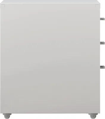 Produktbild von Rollcontainer 'Kökar' mit 3 Schubladen Stahl 48 x 28 x 41 cm Weiß matt