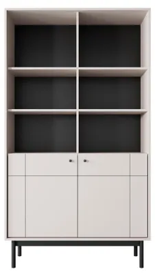 Produktbild von Selsey JAPANDIES - Bücherregal, Greige, 104 cm