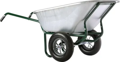 Produktbild von HAEMMERLIN Großmuldenkarre Zweirad Schubkarre Expert Twin Excellium 230l 250kg
