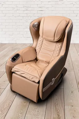 Produktbild von PureHaven Massage-Sessel 118x76x76 cm 6 Massagearten Rücken- Fuß- und Gesäßmassage einfache Bedienung Bluetooth-Funktion Kunstleder in beige