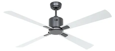 Obrázok produktu pre CasaFan ECO NEO III 132 BG-WE/LG WiFi Flügel Weiss/Lichtgrau Deckenventilator Basalt-Grau mit