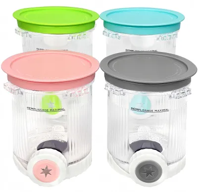 Creami Behälter 480 ml, 4 Stück, BPA-frei, spülmaschinenfest