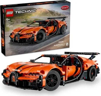 Image de LEGO Technic Hypercar Bugatti Chiron Pur Sport 42222, Jouet Voiture 9 ans et Plus, Code Jeu Vidéo Asphalt Legends