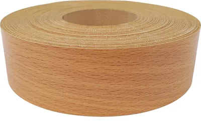 Produktbild von Kantenumleimer 4x100 cm - Dunkle Buche - Melamin Kantenband mit Schmelzkleber für stabile Möbelkanten - Umleimer für Schutz und dekorativen Abschluss von Möbelplatten - Furnierband zum Aufbügeln