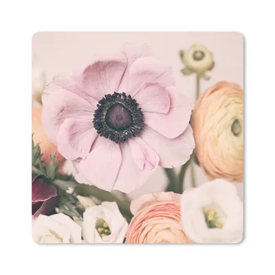Produktbild von MuchoWow® Mauspad Mousepad Blumen - Natur - Pflanzen 30x30 cm - Mousepads - Maus Mat - Pad - Mausunterlage - Gaming