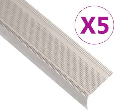 Produktbild von “2026 Moderne“Treppenkantenprofile in L-Form 5er-set  Aluminium 90cm Champagner - Profile Designermöbel 8676247