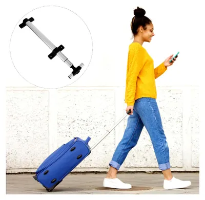 Produktbild von Teleskopischer Gepäckgriff aus Aluminiumlegierung für Reisekoffer