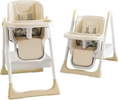 Productafbeelding van Verstelbare Kinderstoel met Eetplank en Inklapbare Functie voor Baby's en Peuters - Geschikt van 6 Maanden tot 6 Jaar