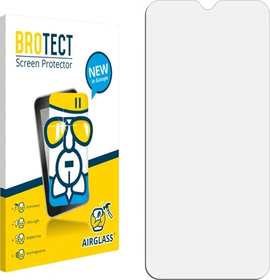 Produktbild von BROTECT Schutzglas für realme C30 Schutzfolie Displayschutz Display Schutz Glas Folie klar