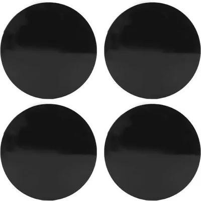 Productafbeelding van Universele wieldeksels, 4-delig - Algemeen toepasbaar - Diameter 56 mm - Gemaakt van kunststof - Geschikt voor diverse velgen - Totale hoogte 13 mm