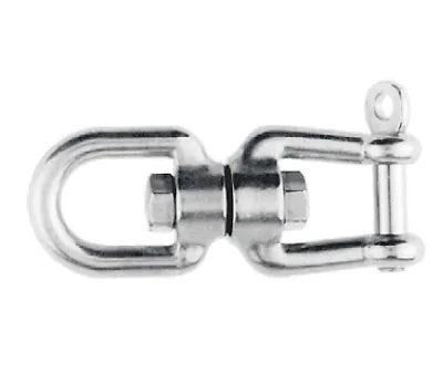 Produktbild von Wirbelschäkel, Auge - Gabel 6mm, Edelstahl, A4