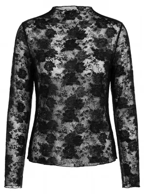 Image de Blouse KRZY pour femme - noire, taille M