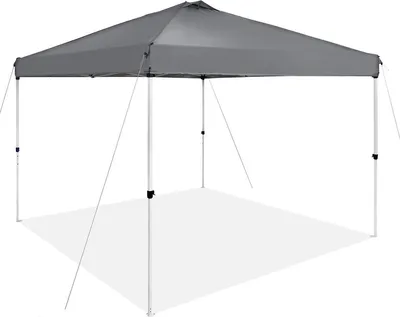 Obrázek produktu pro Pop-up party stan – pavilon – 3x3 m – šedý – UV ochrana – snadno sestavitelný party stan