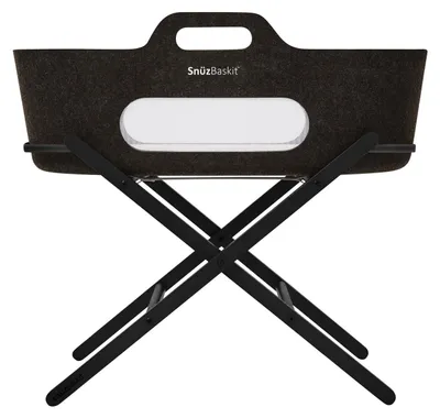 Produktbild von Snüz SnüzBaskit Moses Basket + Stand Set -Graphite/Graphite