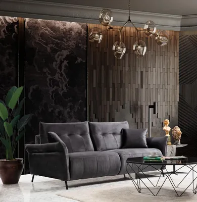 Produktbild von Sofagarnitur Set 2 tlg Wohnzimmer 2x Sofa Couch Dreisitzer Modern Möbel