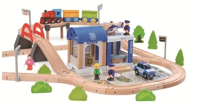 Productafbeelding van 2Kids Toys Treinset Stad, 90 onderdelen