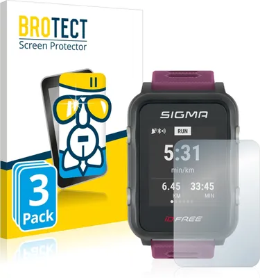 Produktbild von 3x BROTECT Schutzglas für Sigma iD Free Schutzfolie Panzer Folie Glas Display Schutz klar