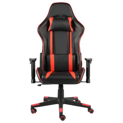 Image de vidaXL Chaise de jeu pivotante rouge PVC