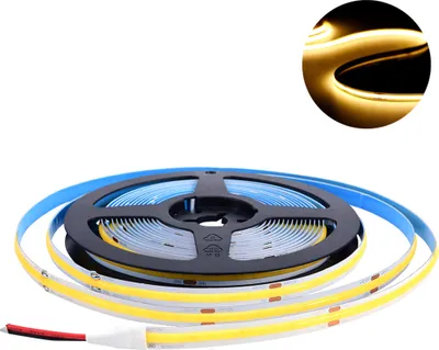 Produktbild von 4M COB LED Streifen 12V 3000K Warmweiß 224LEDs/m Lichtband Lichtleiste für Schlafzimmer Küche Home Innen Deko