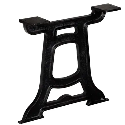 Image de vidaXL Pieds de table basse 2 pcs. Piètement en Y fonte