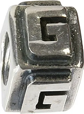 Produktbild von Carlo Biagi Bead Buchstabe G Silber European Beads D2BLPG
