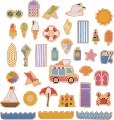 Image de Aimants Bigjigs Toys Holiday by the Sea
