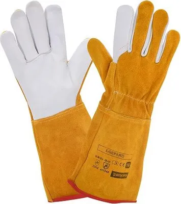 Zdjęcie produktu dla X-GEPARD rękawice spawalnicze skórzane KEVLAR 10