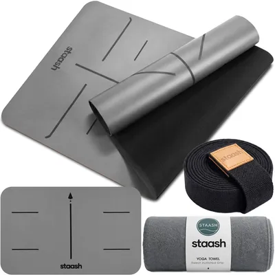 Image de Ensemble de yoga premium comprenant un tapis et des accessoires