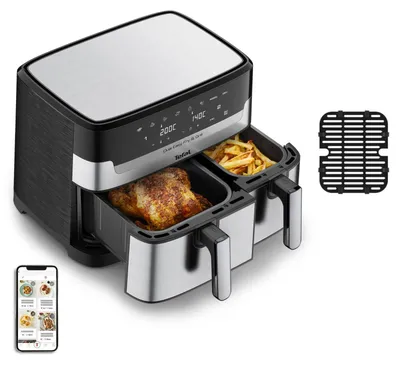 Image de Tefal EY905D Dual Easy Fry & Grill Friteuse à air chaud XXL 8,3 litres