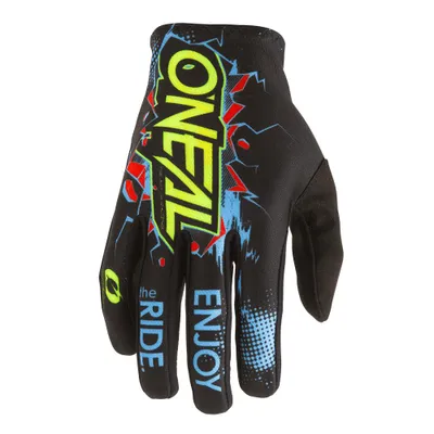 Produktbild von Oneal Matrix Villain 2 Jugend Motocross Handschuhe Farbe: Schwarz, Grösse: XS