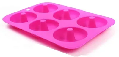 Obrázok produktu pre Forma na donuty – Forma na donuty – Vytvorte si vlastné donuty – Ružová – 7 cm – Forma na donuty – Silikón – 1 ks – CHPN