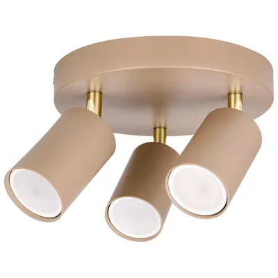 Produktbild von MasterLED Deckenleuchte Bardo 3-flammig GU10 gold-beige