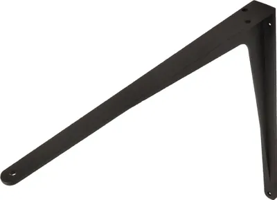 Produktbild von Regalhalter Schwarz Herakles Aluminium 500 x 450 mm - Pro Stück