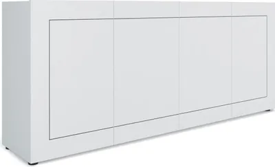 Zdjęcie produktu dla Komoda 4-drzwiowa 200x40x83,5 cm Elios połysk biały
