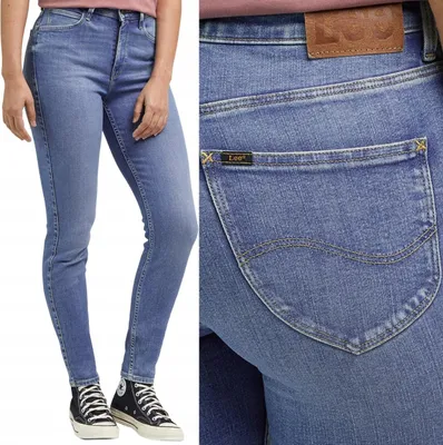 Obrázek produktu pro LEE, Dámské džíny, Slim fit, LEE SCARLETT HIGH, W32 L31, Blau, Jeans, baggyjeans, buggy