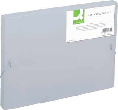 Produktbild von Heftbox, A4, 25mm, transparent Q-CONNECT KF02310