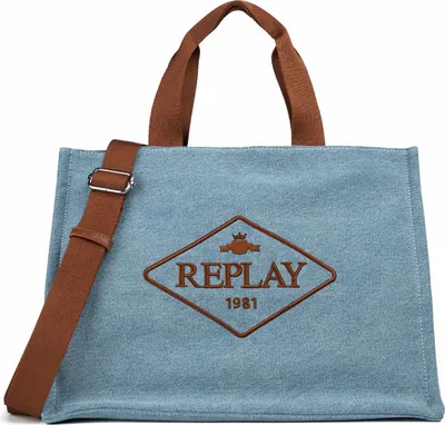 Immagine prodotto di REPLAY borsa a tracolla borsa shopper Shoulder Bag Denimblue grigio cadetto