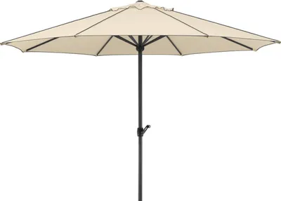 Produktbild von Mittelstockschirm Schneider Schirme Adria Ø 350 cm silbergrau mit UV-Schutz 50+, wasserabweisende Polyesterbespannung