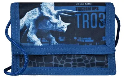 Produktbild von Theonoi Geschenkidee Kinder Geldbörse Geldbeutel Portemonnaie Brieftasche Brustbeutel (Dinosaurier)