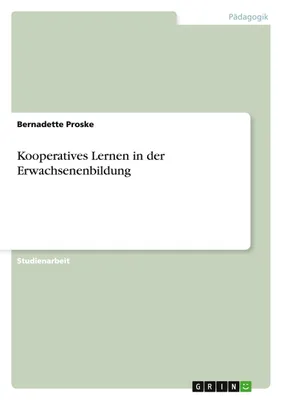 Produktbild von Kooperatives Lernen in der Erwachsenenbildung