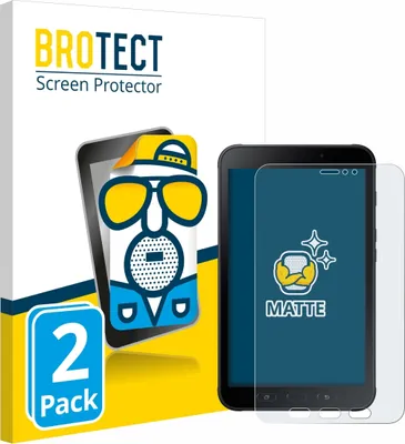 Produktbild von 2x BROTECT Schutzfolie für Samsung Galaxy Tab Active 2 Displayschutz Displayschutzfolie Folie Matt Entspiegelungsfolie