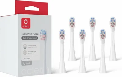 Immagine prodotto di Oclean Delicate Care Kids lasten harjaspäät, 6 kpl, valkoinen