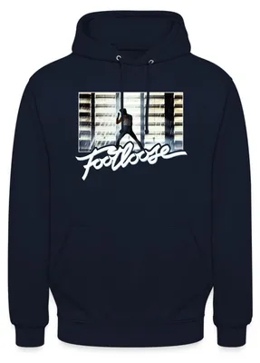 Produktbild von Spreadshirt Footloose Kultige Lagerhaus-Tanzszene Zu Never Uni Hoodie, S, Navy