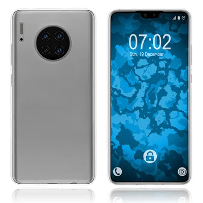 Produktbild von PhoneNatic Case kompatibel mit Huawei Mate 30 - Crystal Clear Silikon Hülle transparent Cover