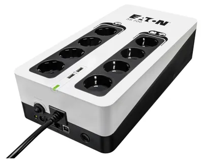 Produktbild von Eaton 3S 850 - USV - Wechselstrom 220-240 V - 510 Watt - 850 VA - 1-phasig - USB - Ausgangsanschlüsse: 8