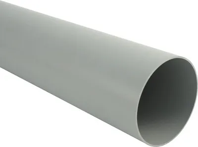 Produktbild von Marley Fallrohr Kunststoff rund Fenstergrau RAL 7040 Ø 53 mm L = 3000 mm